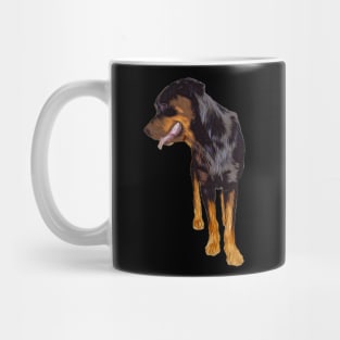 beautiful rottweiler Mug